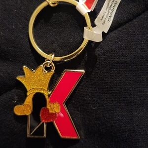 Disney K Keychain Or Bag Charm